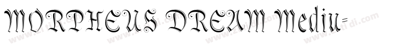 MORPHEUS DREAM Mediu字体转换